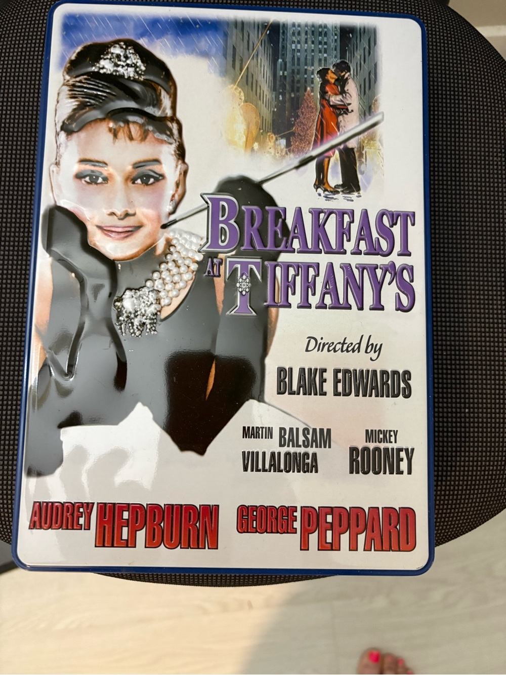 Breakfast at Tiffany's Decorative Tin Wall Art - Black & White